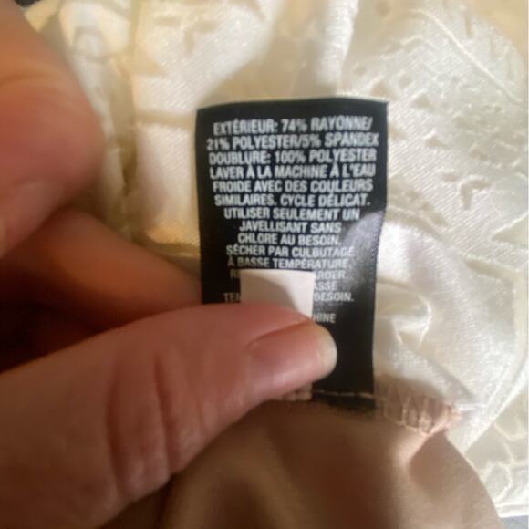 Womens Dress Size Small Cream Western Aztec Midi Boho Bridal Honeymoon A-Line - Picture 9 of 12